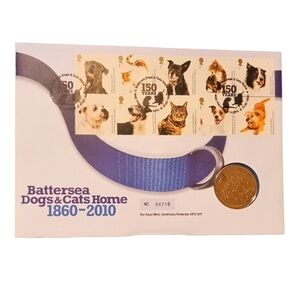 The Royal Mint First Day "Battersea Dogs & Cats Home 1860-2010" Cover!